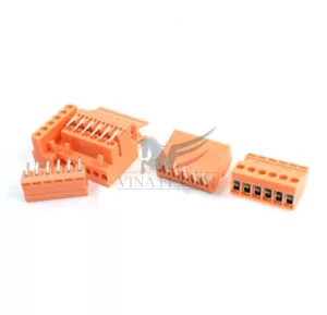 HT396-6P Terminal Block 3.96mm 6P Chân Cong Màu Cam